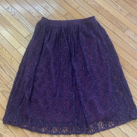 Anne Harvey UK Vintage Lace Skirt Size 1X - Picture 1 of 6